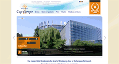Desktop Screenshot of cap-europe-hotel.com